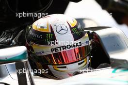 Lewis Hamilton (GBR) Mercedes AMG F1 W07 Hybrid. 02.09.2016. Formula 1 World Championship, Rd 14, Italian Grand Prix, Monza, Italy, Practice Day.