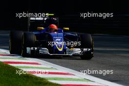 Felipe Nasr (BRA) Sauber C35. 02.09.2016. Formula 1 World Championship, Rd 14, Italian Grand Prix, Monza, Italy, Practice Day.