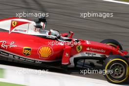 Sebastian Vettel (GER), Scuderia Ferrari  02.09.2016. Formula 1 World Championship, Rd 14, Italian Grand Prix, Monza, Italy, Practice Day.