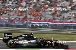 Sergio Perez (MEX), Sahara Force India  02.09.2016. Formula 1 World Championship, Rd 14, Italian Grand Prix, Monza, Italy, Practice Day.