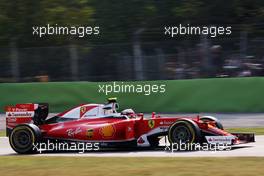 Kimi Raikkonen (FIN) Ferrari SF16-H. 02.09.2016. Formula 1 World Championship, Rd 14, Italian Grand Prix, Monza, Italy, Practice Day.