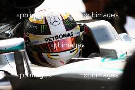 Lewis Hamilton (GBR) Mercedes AMG F1 W07 Hybrid. 02.09.2016. Formula 1 World Championship, Rd 14, Italian Grand Prix, Monza, Italy, Practice Day.