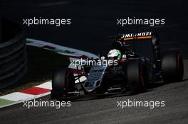 Alfonso Celis Jr (MEX) Sahara Force India F1 VJM09 Development Driver. 02.09.2016. Formula 1 World Championship, Rd 14, Italian Grand Prix, Monza, Italy, Practice Day.