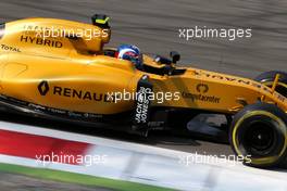 Jolyon Palmer (GBR), Renault Sport F1 Team  02.09.2016. Formula 1 World Championship, Rd 14, Italian Grand Prix, Monza, Italy, Practice Day.