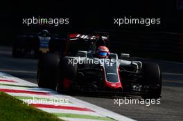 Romain Grosjean (FRA) Haas F1 Team VF-16. 02.09.2016. Formula 1 World Championship, Rd 14, Italian Grand Prix, Monza, Italy, Practice Day.