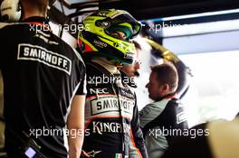 Sergio Perez (MEX) Sahara Force India F1. 02.09.2016. Formula 1 World Championship, Rd 14, Italian Grand Prix, Monza, Italy, Practice Day.