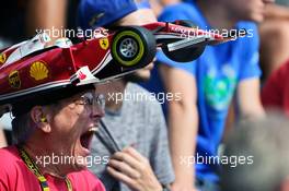 Ferrari fan. 02.09.2016. Formula 1 World Championship, Rd 14, Italian Grand Prix, Monza, Italy, Practice Day.