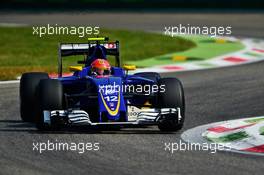 Felipe Nasr (BRA) Sauber C35. 02.09.2016. Formula 1 World Championship, Rd 14, Italian Grand Prix, Monza, Italy, Practice Day.