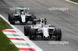 Valtteri Bottas (FIN) Williams FW38. 04.09.2016. Formula 1 World Championship, Rd 14, Italian Grand Prix, Monza, Italy, Race Day.