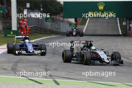 Nico Hulkenberg (GER) Sahara Force India F1 VJM09. 04.09.2016. Formula 1 World Championship, Rd 14, Italian Grand Prix, Monza, Italy, Race Day.