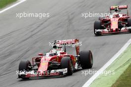 Sebastian Vettel (GER) Ferrari SF16-H. 04.09.2016. Formula 1 World Championship, Rd 14, Italian Grand Prix, Monza, Italy, Race Day.
