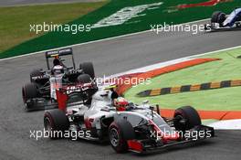 Esteban Gutierrez (MEX) Haas F1 Team VF-16. 04.09.2016. Formula 1 World Championship, Rd 14, Italian Grand Prix, Monza, Italy, Race Day.