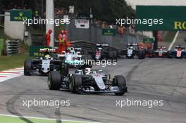 Lewis Hamilton (GBR) Mercedes AMG F1 W07 Hybrid. 04.09.2016. Formula 1 World Championship, Rd 14, Italian Grand Prix, Monza, Italy, Race Day.