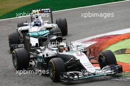 Lewis Hamilton (GBR) Mercedes AMG F1 W07 Hybrid. 04.09.2016. Formula 1 World Championship, Rd 14, Italian Grand Prix, Monza, Italy, Race Day.