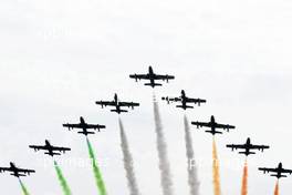 Air display over the circuit. 04.09.2016. Formula 1 World Championship, Rd 14, Italian Grand Prix, Monza, Italy, Race Day.