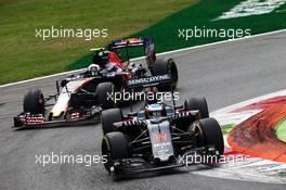 Fernando Alonso (ESP) McLaren MP4-31. 04.09.2016. Formula 1 World Championship, Rd 14, Italian Grand Prix, Monza, Italy, Race Day.