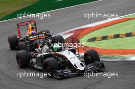 Nico Hulkenberg (GER) Sahara Force India F1 VJM09. 04.09.2016. Formula 1 World Championship, Rd 14, Italian Grand Prix, Monza, Italy, Race Day.
