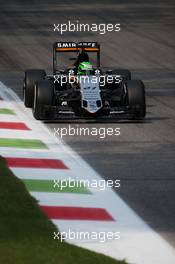 Nico Hulkenberg (GER) Sahara Force India F1 VJM09. 03.09.2016. Formula 1 World Championship, Rd 14, Italian Grand Prix, Monza, Italy, Qualifying Day.