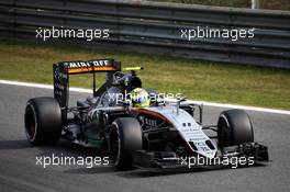 Sergio Perez (MEX) Sahara Force India F1 VJM09. 03.09.2016. Formula 1 World Championship, Rd 14, Italian Grand Prix, Monza, Italy, Qualifying Day.