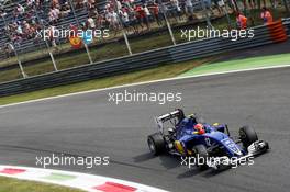 Felipe Nasr (BRA) Sauber C35. 03.09.2016. Formula 1 World Championship, Rd 14, Italian Grand Prix, Monza, Italy, Qualifying Day.