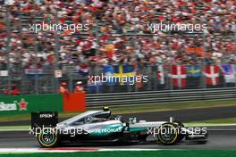 Nico Rosberg (GER) Mercedes AMG F1 W07 Hybrid. 03.09.2016. Formula 1 World Championship, Rd 14, Italian Grand Prix, Monza, Italy, Qualifying Day.