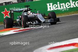 Lewis Hamilton (GBR) Mercedes AMG F1 W07 Hybrid. 03.09.2016. Formula 1 World Championship, Rd 14, Italian Grand Prix, Monza, Italy, Qualifying Day.