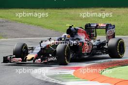 Carlos Sainz Jr (ESP) Scuderia Toro Rosso STR11. 03.09.2016. Formula 1 World Championship, Rd 14, Italian Grand Prix, Monza, Italy, Qualifying Day.