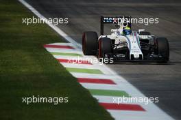 Felipe Massa (BRA) Williams FW38. 03.09.2016. Formula 1 World Championship, Rd 14, Italian Grand Prix, Monza, Italy, Qualifying Day.