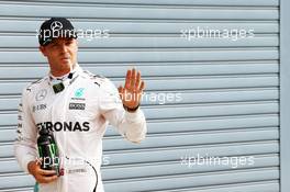 Nico Rosberg (GER) Mercedes AMG F1 in qualifying parc ferme. 03.09.2016. Formula 1 World Championship, Rd 14, Italian Grand Prix, Monza, Italy, Qualifying Day.