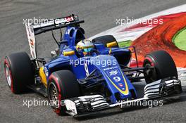 Marcus Ericsson (SWE) Sauber C35. 03.09.2016. Formula 1 World Championship, Rd 14, Italian Grand Prix, Monza, Italy, Qualifying Day.