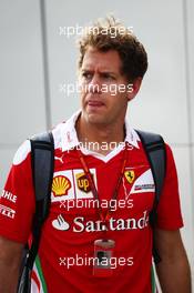 Sebastian Vettel (GER) Ferrari. 03.09.2016. Formula 1 World Championship, Rd 14, Italian Grand Prix, Monza, Italy, Qualifying Day.