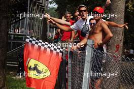 Ferrari fans. 03.09.2016. Formula 1 World Championship, Rd 14, Italian Grand Prix, Monza, Italy, Qualifying Day.