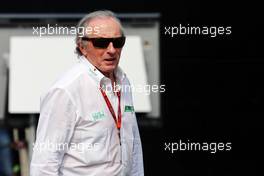 Jackie Stewart (GBR). 03.09.2016. Formula 1 World Championship, Rd 14, Italian Grand Prix, Monza, Italy, Qualifying Day.