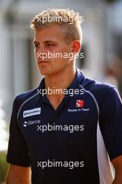 Marcus Ericsson (SWE) Sauber F1 Team. 03.09.2016. Formula 1 World Championship, Rd 14, Italian Grand Prix, Monza, Italy, Qualifying Day.