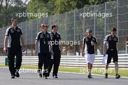 Sergio Perez (MEX), Sahara Force India  01.09.2016. Formula 1 World Championship, Rd 14, Italian Grand Prix, Monza, Italy, Preparation Day.