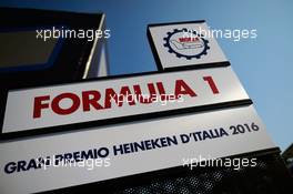 Monza atmosphere. 01.09.2016. Formula 1 World Championship, Rd 14, Italian Grand Prix, Monza, Italy, Preparation Day.