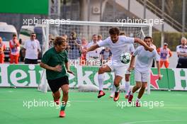 Fernando Alonso (ESP) McLaren at the charity 5-a-side football match. 01.09.2016. Formula 1 World Championship, Rd 14, Italian Grand Prix, Monza, Italy, Preparation Day.