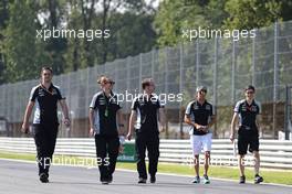 Sergio Perez (MEX), Sahara Force India  01.09.2016. Formula 1 World Championship, Rd 14, Italian Grand Prix, Monza, Italy, Preparation Day.