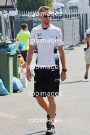 Jenson Button (GBR) McLaren. 01.09.2016. Formula 1 World Championship, Rd 14, Italian Grand Prix, Monza, Italy, Preparation Day.