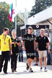 Kevin Magnussen (DEN) Renault Sport F1 Team leaves the Medical Center. 01.09.2016. Formula 1 World Championship, Rd 14, Italian Grand Prix, Monza, Italy, Preparation Day.