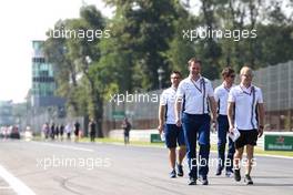 Valtteri Bottas (FIN), Williams F1 Team  01.09.2016. Formula 1 World Championship, Rd 14, Italian Grand Prix, Monza, Italy, Preparation Day.