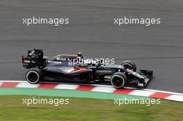 Fernando Alonso (ESP) McLaren MP4-31. 07.10.2016. Formula 1 World Championship, Rd 17, Japanese Grand Prix, Suzuka, Japan, Practice Day.