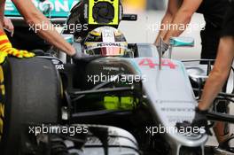 Lewis Hamilton (GBR) Mercedes AMG F1 W07 Hybrid. 07.10.2016. Formula 1 World Championship, Rd 17, Japanese Grand Prix, Suzuka, Japan, Practice Day.