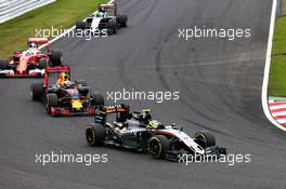 Sergio Perez (MEX) Sahara Force India F1 VJM09. 09.10.2016. Formula 1 World Championship, Rd 17, Japanese Grand Prix, Suzuka, Japan, Race Day.