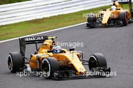 Jolyon Palmer (GBR) Renault Sport F1 Team RS16. 09.10.2016. Formula 1 World Championship, Rd 17, Japanese Grand Prix, Suzuka, Japan, Race Day.