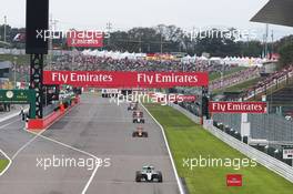 Nico Rosberg (GER) Mercedes AMG F1 W07 Hybrid. 09.10.2016. Formula 1 World Championship, Rd 17, Japanese Grand Prix, Suzuka, Japan, Race Day.