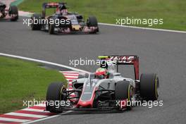 Esteban Gutierrez (MEX) Haas F1 Team VF-16. 09.10.2016. Formula 1 World Championship, Rd 17, Japanese Grand Prix, Suzuka, Japan, Race Day.