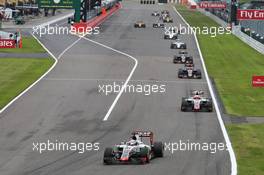 Romain Grosjean (FRA) Haas F1 Team VF-16. 09.10.2016. Formula 1 World Championship, Rd 17, Japanese Grand Prix, Suzuka, Japan, Race Day.