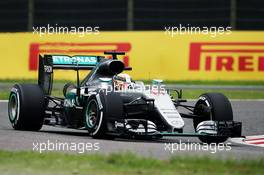 Lewis Hamilton (GBR) Mercedes AMG F1 W07 Hybrid. 08.10.2016. Formula 1 World Championship, Rd 17, Japanese Grand Prix, Suzuka, Japan, Qualifying Day.