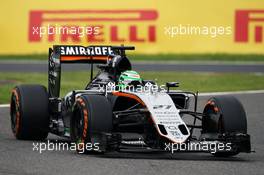 Nico Hulkenberg (GER) Sahara Force India F1 VJM09. 08.10.2016. Formula 1 World Championship, Rd 17, Japanese Grand Prix, Suzuka, Japan, Qualifying Day.